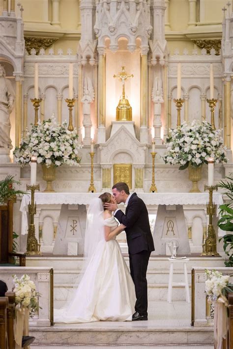 Church wedding decoration ideas altar so flower decorations that might look large at home might not at the church. Gold and Ivory Traditional Downtown Tampa Wedding ...