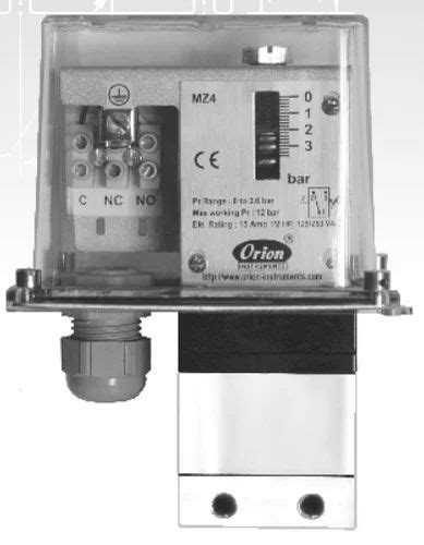 Orion Instruments Liquid MZ Pressure Switch Electrical Connection DIN
