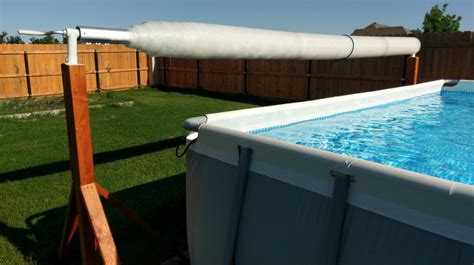 If the reel is mounted out of the square, the reel may not operate properly, or it may even jam or break. 27ft round above ground pool solar blanket reel