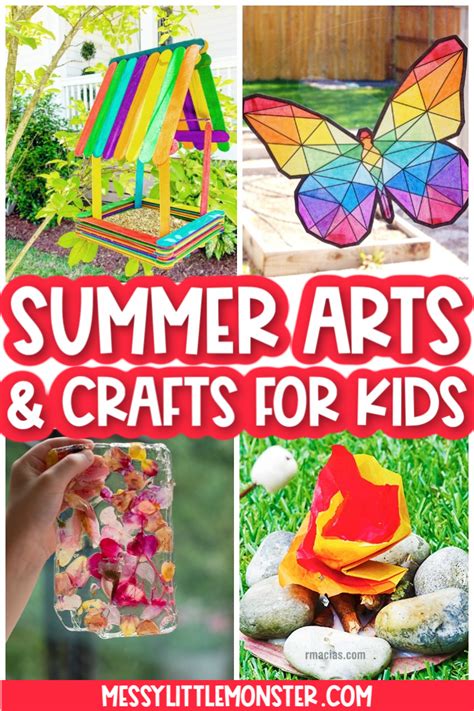 Easy And Fun Summer Arts And Crafts For Kids Messy Little Monster