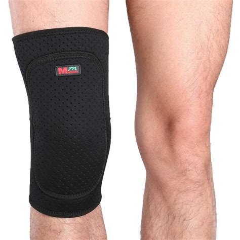 Mumian B04 Thicken Breathable Sport Knee Guard Protector Black Black 3r41106312 Size Xl