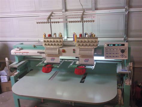 2 Head Tajima Embroidery Machine | Tajima embroidery machine, Embroidery machine price, Machine ...