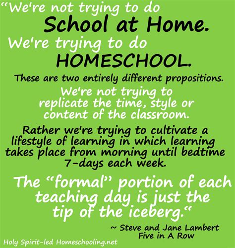 Wonderful Quote That Captures The Heart Of Homeschooling