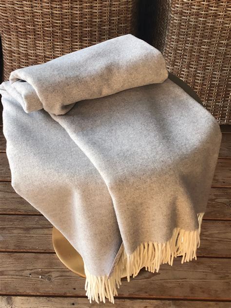 Extra Quality Very Soft Merino Wool Blankets With Cashmere 140 Etsy