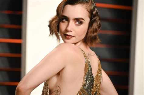 Naked Lily Collins Added 07192016 By Evil