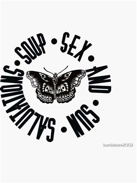 Harry Styles Soup Sex And Sun Salutations With Tattoo Sticker By Bumblebee2003 Redbubble