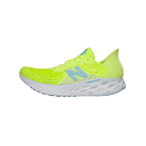 New Balance Fresh Foam 1080 V10 Womens Shoes Lemon 360° View Running