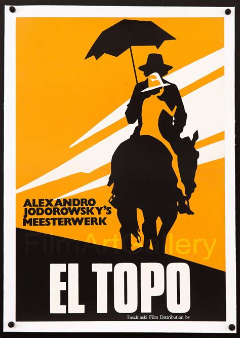 El Topo Vintage Dutch Alejandro Jodorowsky Movie Poster