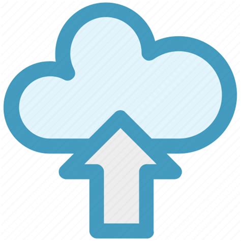 Cloud and upload sign, cloud computing, cloud network, cloud upload, cloud uploading icon ...