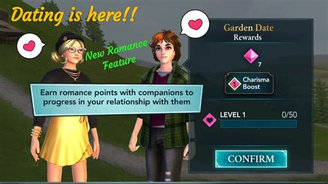 Dating Is Here Romance Guide Harry Potter Hogwarts Mystery Youtube