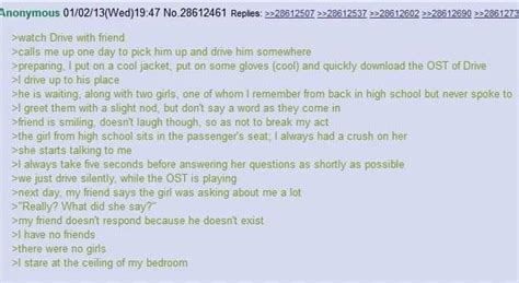 anon drives a car r greentext greentext stories know your meme