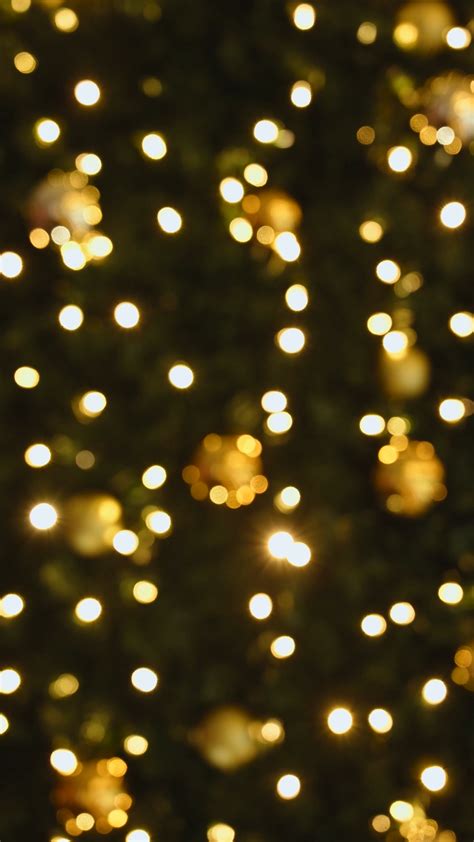 Blurry Shot Of Christmas Lights · Free Stock Video