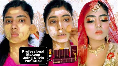 Professional Makeup Using Olivia Pan Stick Best And Cheapest