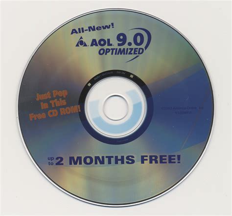 All New Aol 90 Just Pop In This Free Cd Rom Up To 2 Months Free