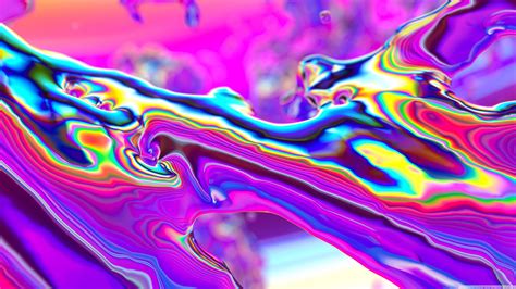 Blue Purple Liquid Digital Art Abstraction 4k 5k Hd A
