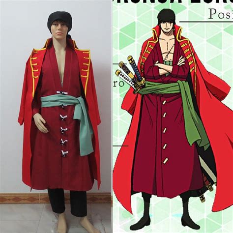 One Piece Film Red 2022 Roronoa Zoro Cosplay Costume Uniform Outfits