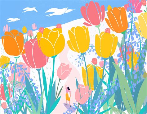 Spring Fever:30+ Lovely Spring Illustrations for Your Inspiration