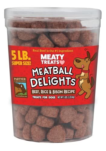 Meaty Treats Meatball Delights Beef Rice And Bison Recipe Meatballs