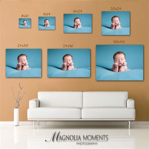 How To Choose Print Size Philadelphia Newborn Photographer Magnolia