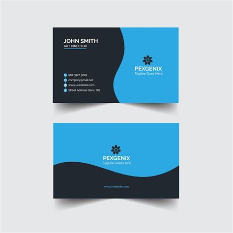 Premium Vector Business Card Design