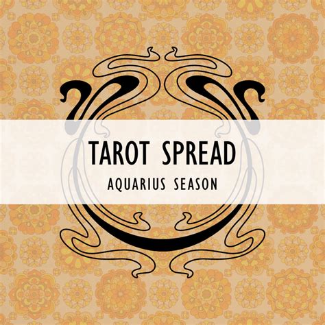 Aquarius Season Tarot Spread — Emerald Lotus
