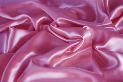 Premium Photo Close Up Blurred Pink Silk Texture