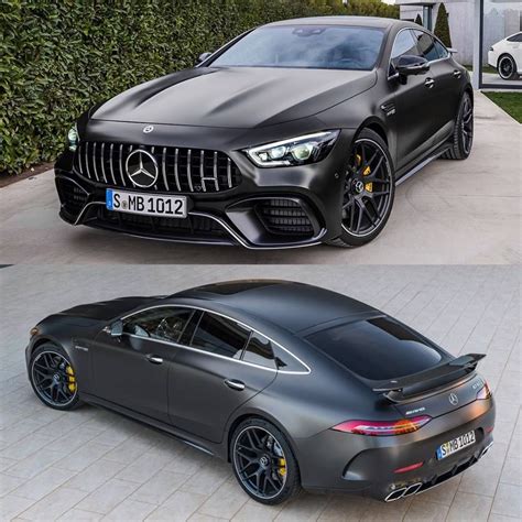 Matte Black Mercedes Amg Gt 63 S Cars Coches Deportivos Coches Autos