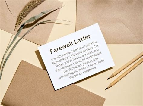 7 Touching Farewell Letter To Colleagues Guiding Professional Growth
