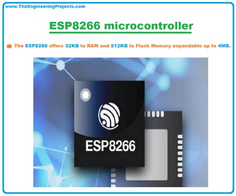 Esp8266 Based Wifi Modules For Iot Projects The Engineering Projects