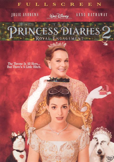 Anne hathaway, julie andrews, hector elizondo and others. The Princess Diaries 2: Royal Engagement P&S DVD [2004 ...