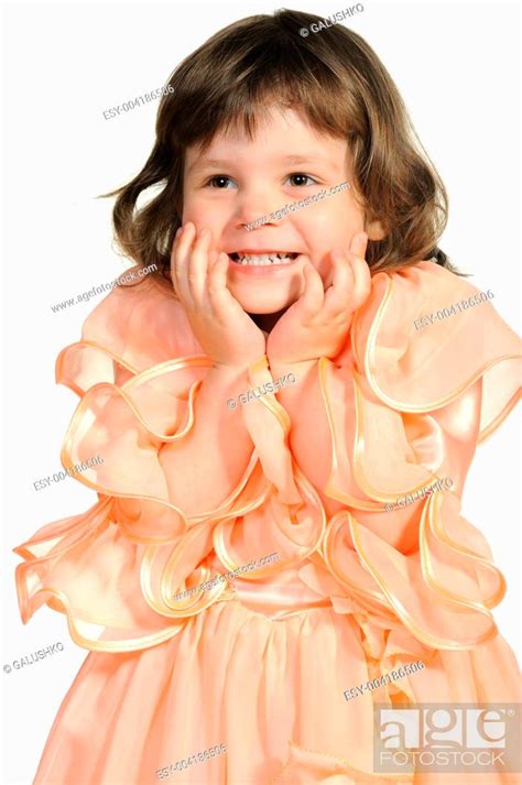 The Surprised Little Girl Stock Photo Picture And Low Budget Royalty