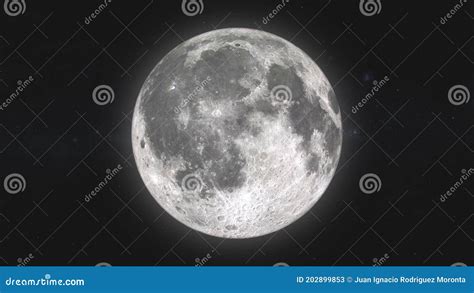 Bright Full Moon Over The Milky Way Stock Image Image Of Bright Full
