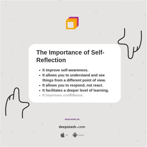 The Importance Of Self Reflection Deepstash