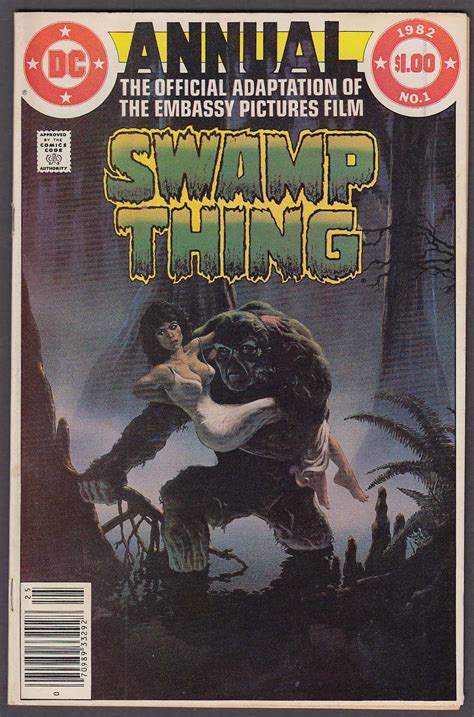Swamp Thing Annual 1 Dc Comic Book 1982 Official Movie Adaptation