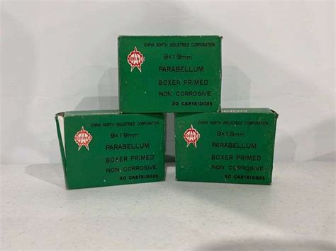 148rd Norinco 9mm Ball Ammo Res Auction Services