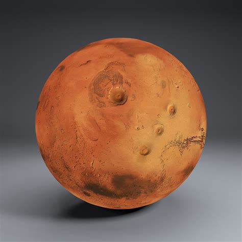 Mars 8k Globe 3d Model Cgtrader