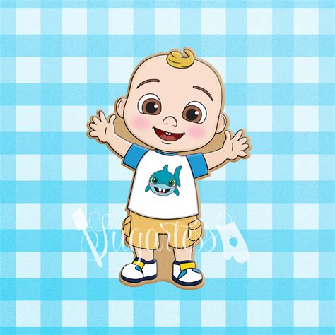 Jj Baby Toddler Waving Cocomelon Cookie Cutter Shopify Sugartess Cutters
