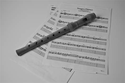 Flute And Notes Free Stock Photo Public Domain Pictures