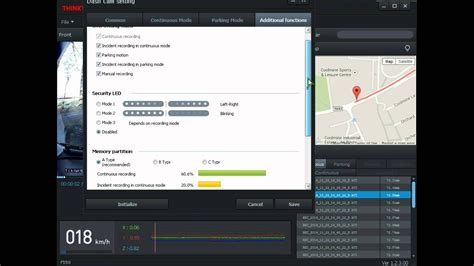 Thinkware Dashcam Pc Viewer Settings Overview Youtube