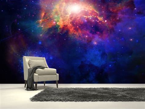 Space Wallpaper Mural | Wallsauce UK | Wall murals, Mural, Photo wallpaper