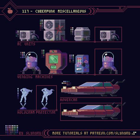 Pixelblog 42 Cyberpunk Pixel Art — Slynyrd