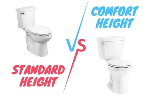Comfort Height Vs Standard Height Toilet Pros Cons And Comparison