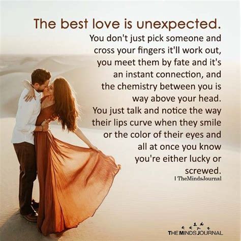 The Best Love Is Unexpected Bestlove Fate Instantconnection