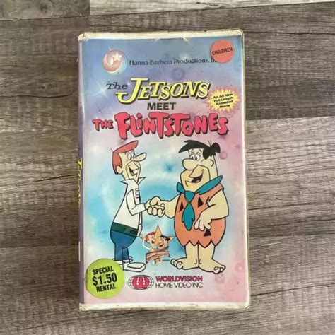 THE JETSONS MEET The Flintstones Vhs Original Box Vintage Hanna Barbera PicClick