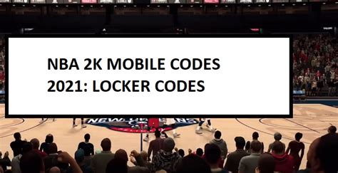 You can redeem them at some stage in the following week, so take a look at the discharge date in the event that they don't paintings. NBA 2K Mobile Codes 2021: February(NEW! Locker Codes ...