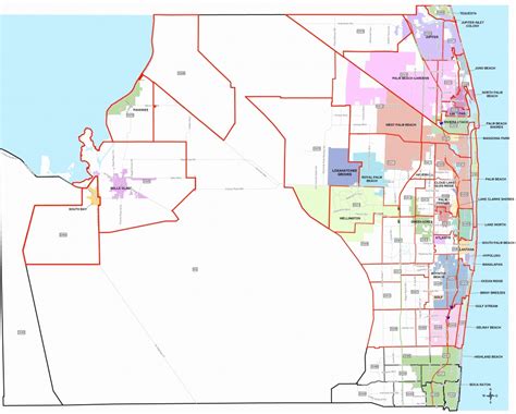 Zip Code Map Of Palm Beach County Florida Printable Maps