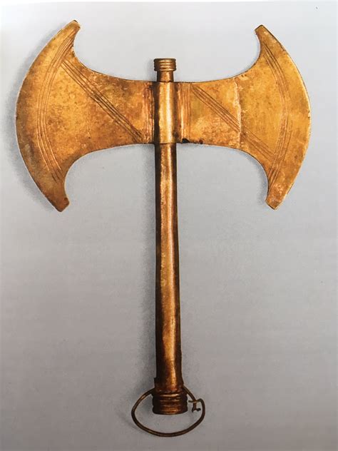 Middle Minoan Votive Double Axe C 1650 1600 Bc From Herakleion