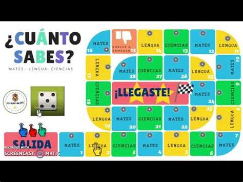 Tablero de la oca.( juegos para practicar español 1. Juego Dela Oca Para Preescolar Interactivo} - Juego De La ...