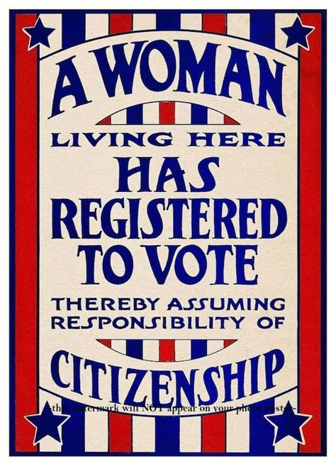 X Womens Suffrage Vote Poster Photo Retro Woman Right Etsy Uk