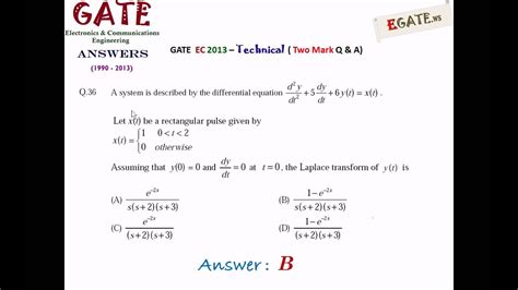 Gate 2013 Ece Electronics And Communications Answers For All 65
